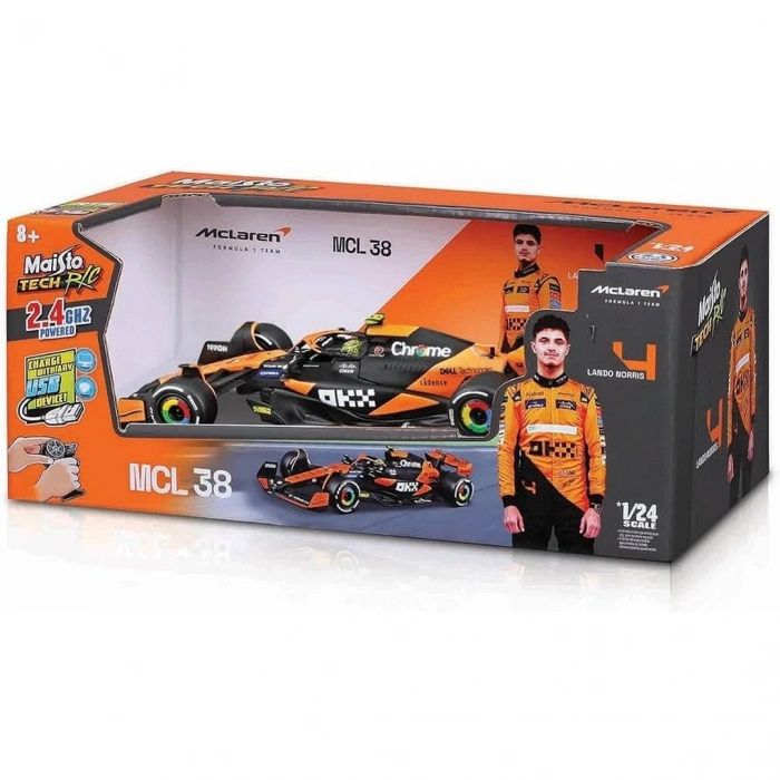 Maisto 1/24 Uzaktan Kumandalı Formula 1 McLaren MCL38 Araba