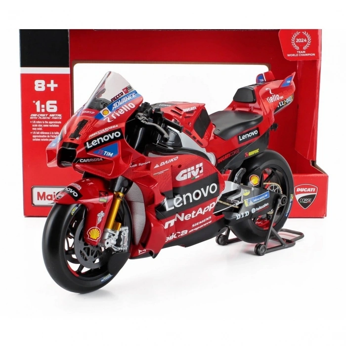Maisto 1/6 Ducati Lenovo GP Racing Model Motosiklet