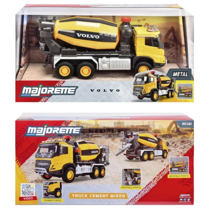 Majorette Volvo FMX Kamyonlu Çimento Mikseri