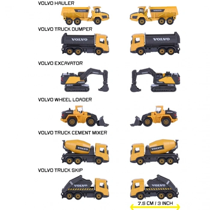 Majorette Volvo İnşaat Premium Arabalar