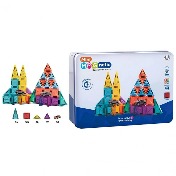 Manyetik Puzzle 3,75 cm 43 Parça