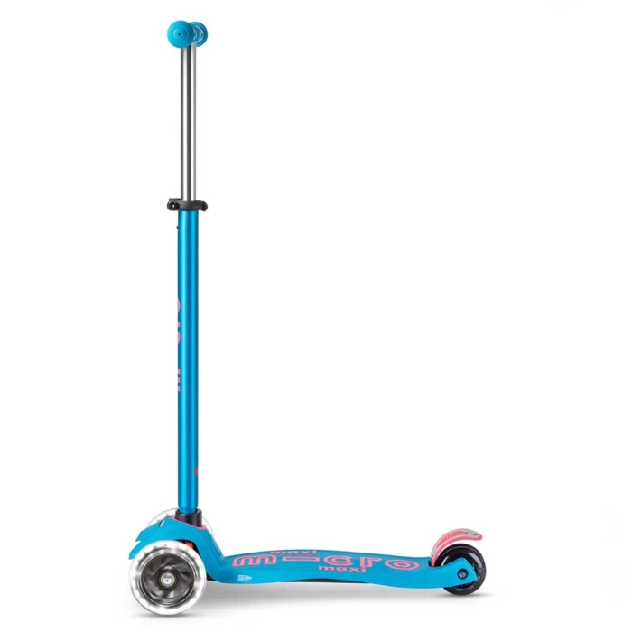 Micro Maxi Micro Deluxe LED 3 Tekerlekli Scooter Aqua