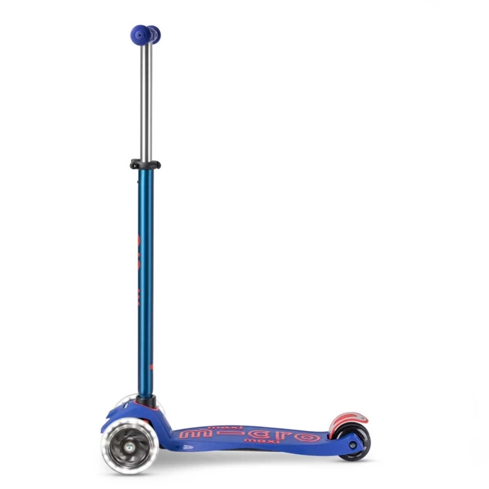 Micro Maxi Micro Deluxe LED 3 Tekerlekli Scooter Blue