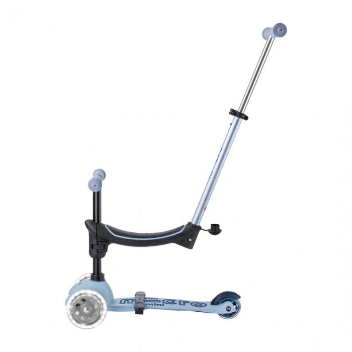 Micro Mini 6 in 1 Deluxe Rock and Go LED Scooter Mavi