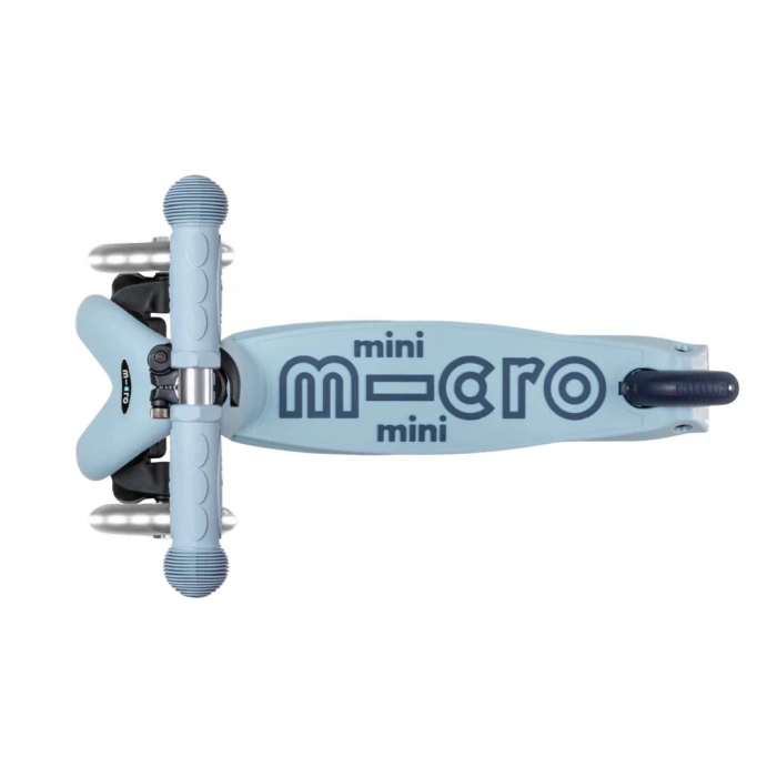 Micro Mini 6 in 1 Deluxe Rock and Go LED Scooter Mavi