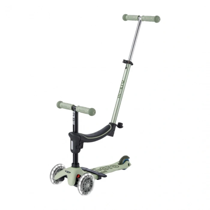 Micro Mini 6 in 1 Deluxe Rock and Go LED Scooter Yeşil