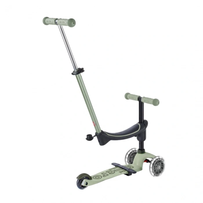 Micro Mini 6 in 1 Deluxe Rock and Go LED Scooter Yeşil