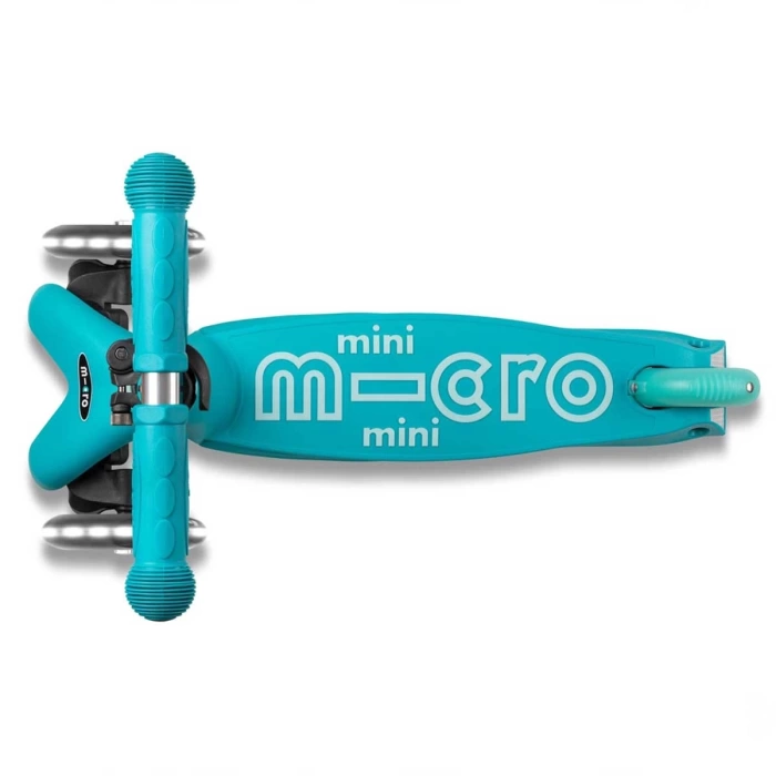 Micro Mini Deluxe LED 3 Tekerlekli Scooter Aqua