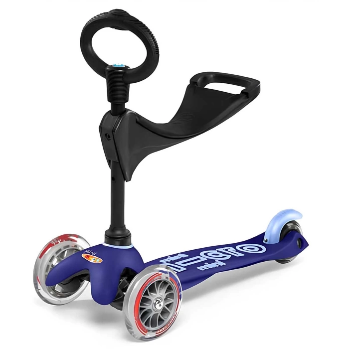 Micro Mini Micro 3in1 Deluxe 3 Tekerlekli Scooter Mavi