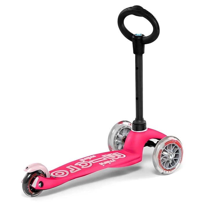 Micro Mini Micro 3in1 Deluxe 3 Tekerlekli Scooter Pembe