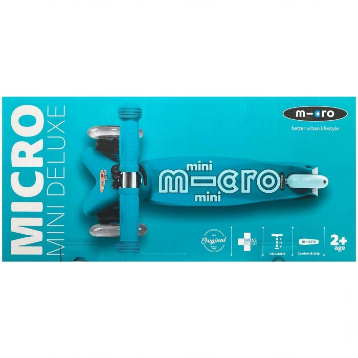 Micro Mini Micro Deluxe 3 Tekerlekli Scooter Yeşil