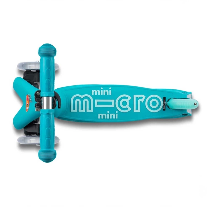 Micro Mini Micro Deluxe Foldable 3 Tekerlekli Scooter Aqua