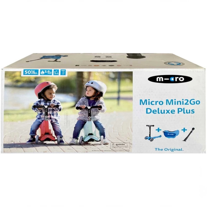 Micro Mini2go Deluxe Plus Scooter Mavi