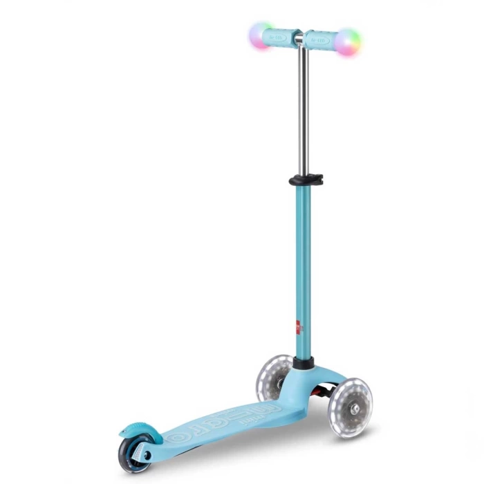 Micro Mini2Grow Deluxe Magic LED 3 Tekerlekli Scooter Blue