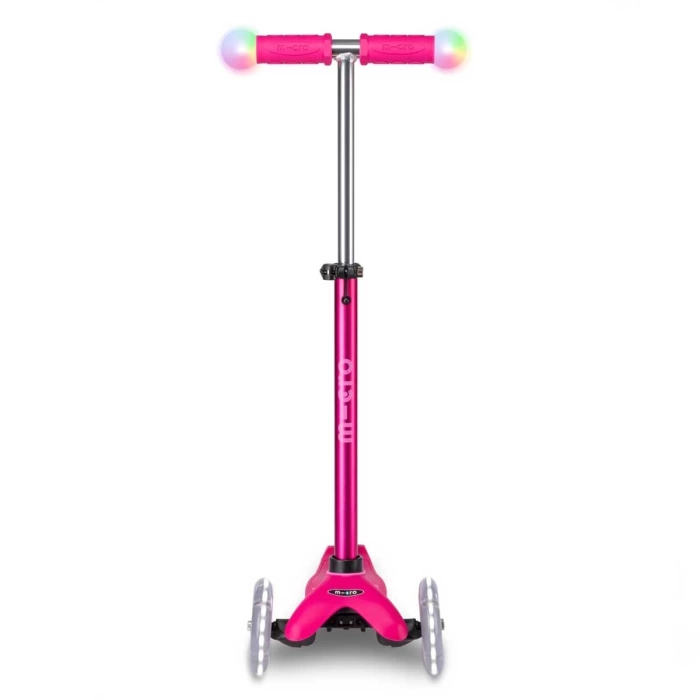 Micro Mini2Grow Deluxe Magic LED 3 Tekerlekli Scooter Pink