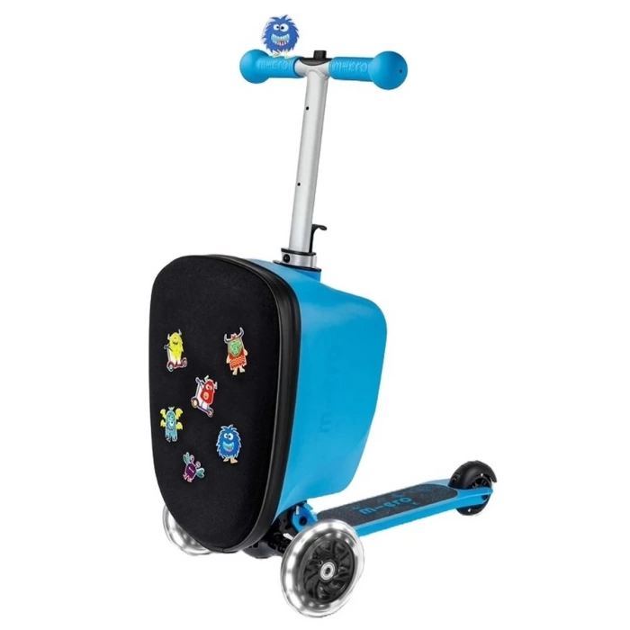 Micro Scooter Luggage Junior Velcro Blue