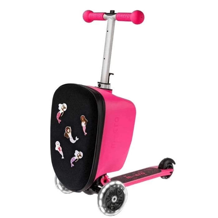 Micro Scooter Luggage Junior Velcro Pink