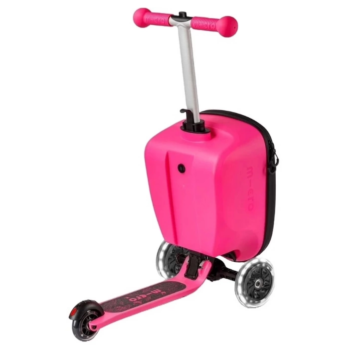 Micro Scooter Luggage Junior Velcro Pink