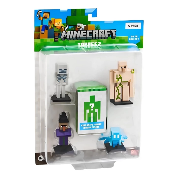 Minecraft 3D Figür Toppeez 5li