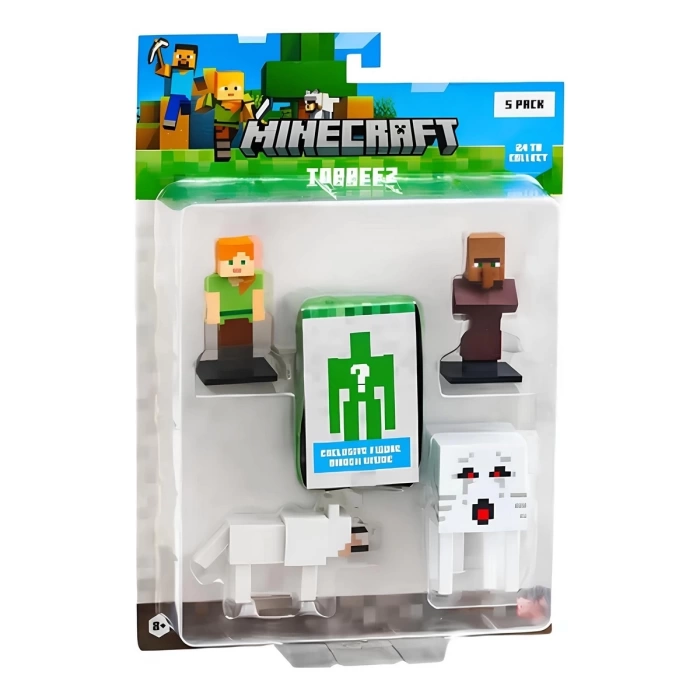 Minecraft 3D Figür Toppeez 5li