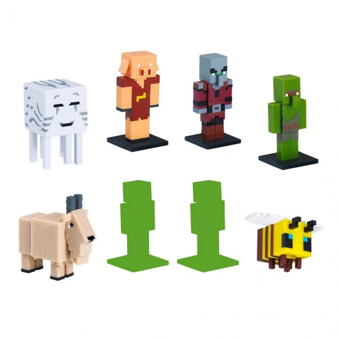 Minecraft 3D Toppeez 8li Deluxe Figür Seti Seri 2