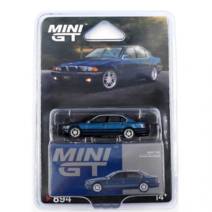 Mini GT 1/6 BMW 750IL Sorrento BlueMetallic - Blister Paket