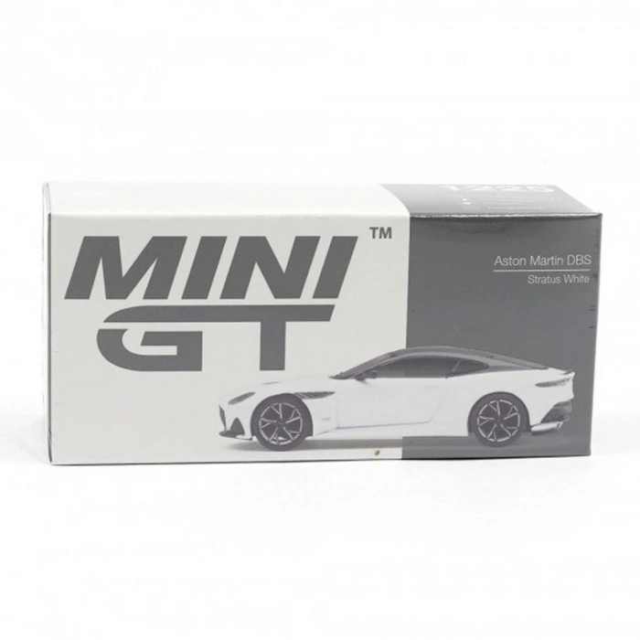 Mini GT 1/64 Aston Martin DBS Stratus White