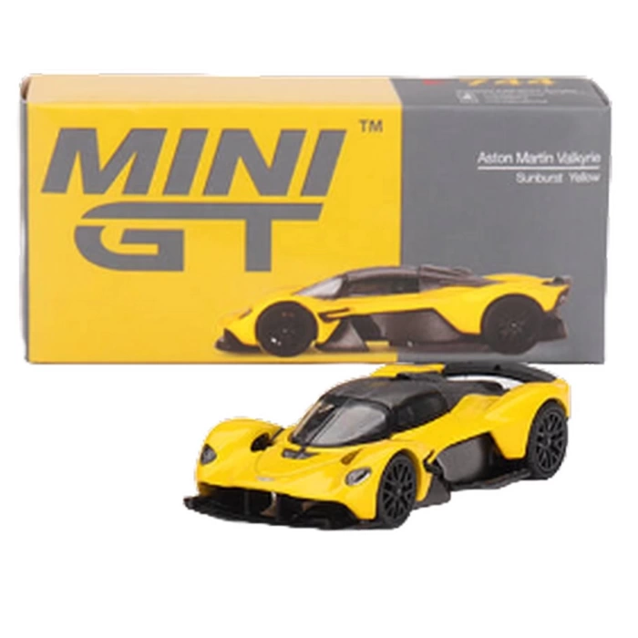 Mini Gt 1/64 Aston Martin Valkyrie Sunburst Yellow