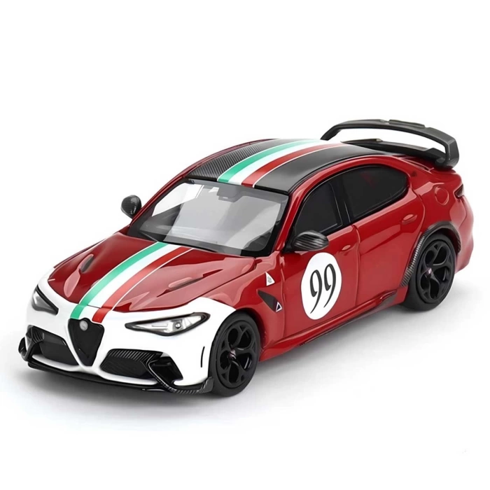 Mini Gt 1:64 BBR Alfa Romeo Giulia GTAm Rosso GTA #99 Centro Stile Livery