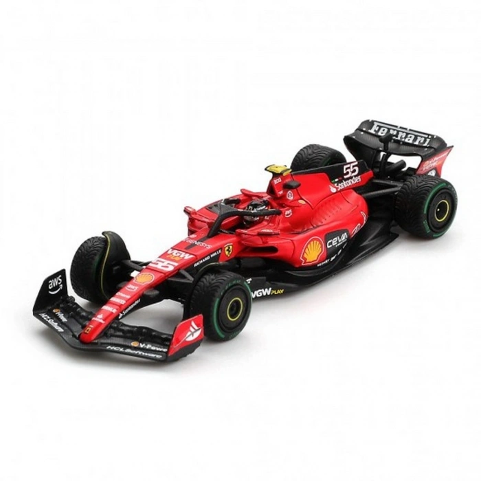 Mini GT 1/64 BBR Ferrari SF23 #55 C. Sainz 2023 Monaco GP