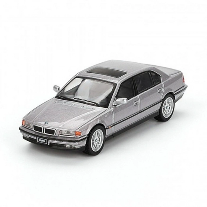 Mini GT 1/64 BMW 750IL Aspen Silver Metallic