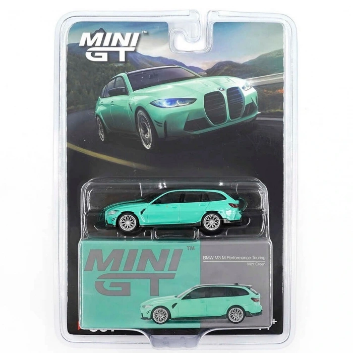 Mini GT 1/64 BMW M3 M Performance Touring Mint Green - Blister Paket