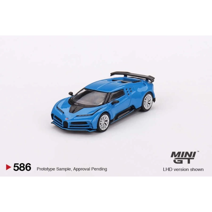 Mini GT 1/64 Bugatti Centodieci Blue Bugatti