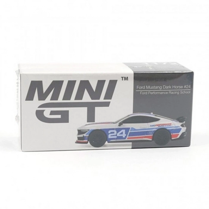 Mini GT 1/64 Ford Mustang Dark Horse #24 Ford Performance Racing School