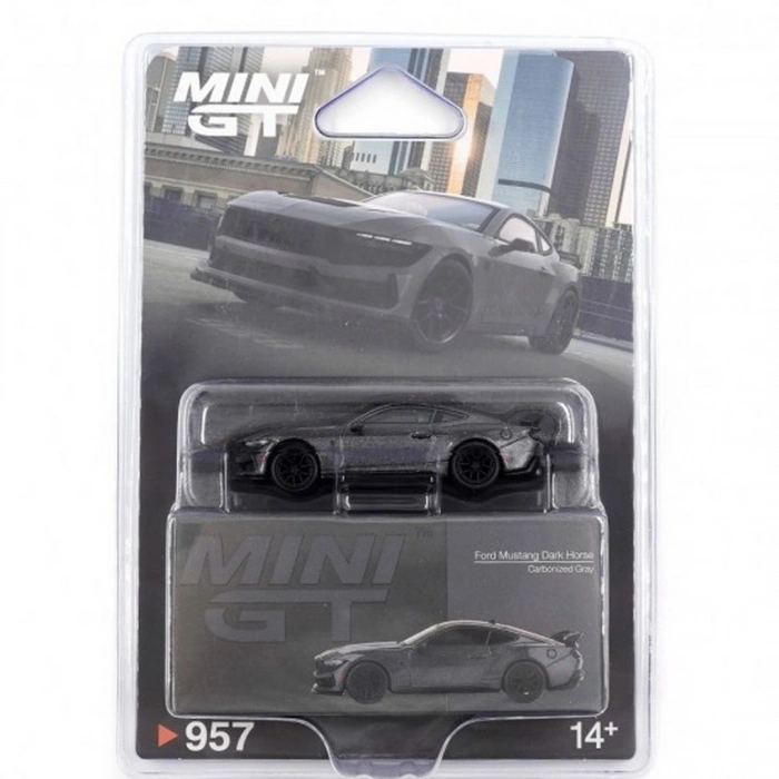 Mini GT 1/64 Ford Mustang Dark Horse Carbonized Gray Blister Paket