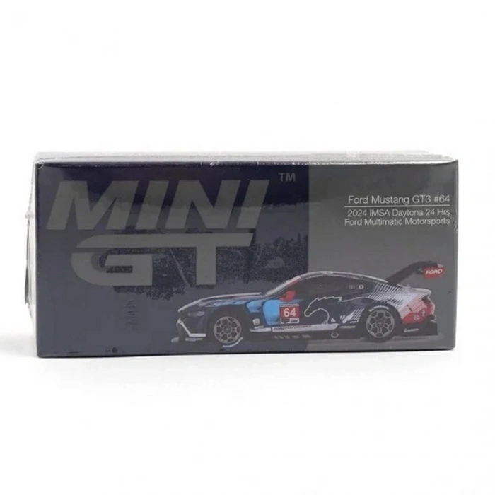 Mini GT 1/64 Ford Mustang GT Ford Multimatic Motorsports 2024 IMSA Daytona 24 Hrs