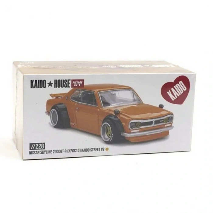 Mini GT 1/64 Kaido House Nissan Skyline 2000GT-R (KPGC10) Kaido Street V2
