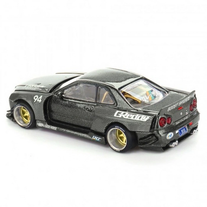 Mini GT 1/64 KaidoHouse Nissan Skyline GT-R (R34) Kaido Works GReddy V2