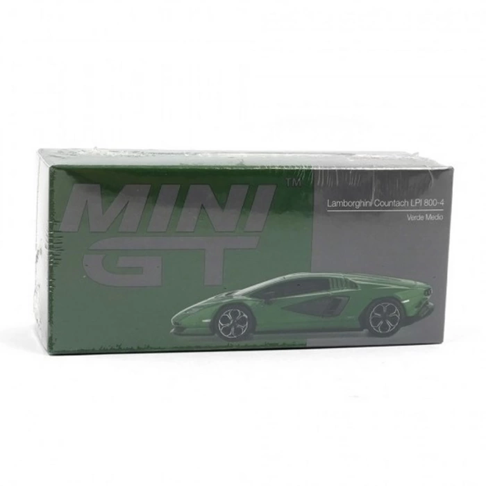 Mini GT 1/64 Lamborghini Countach LPI 800-4 Verde Medio