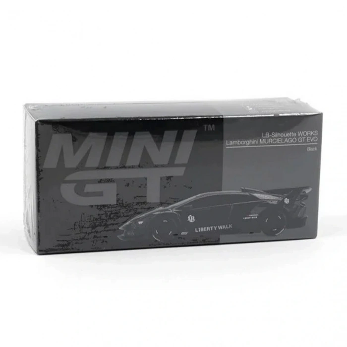 Mini Gt 1/64 Lamborghini Murcielago GT Evo Black
