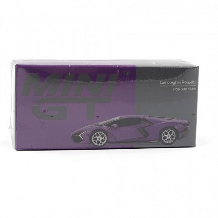 Mini GT 1/64 Lamborghini Revuelto Viola 30th Matte