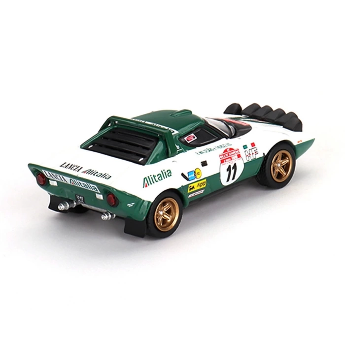 Mini Gt 1/64 Lancia Stratos HF 1975 Rally Sanmero Winner