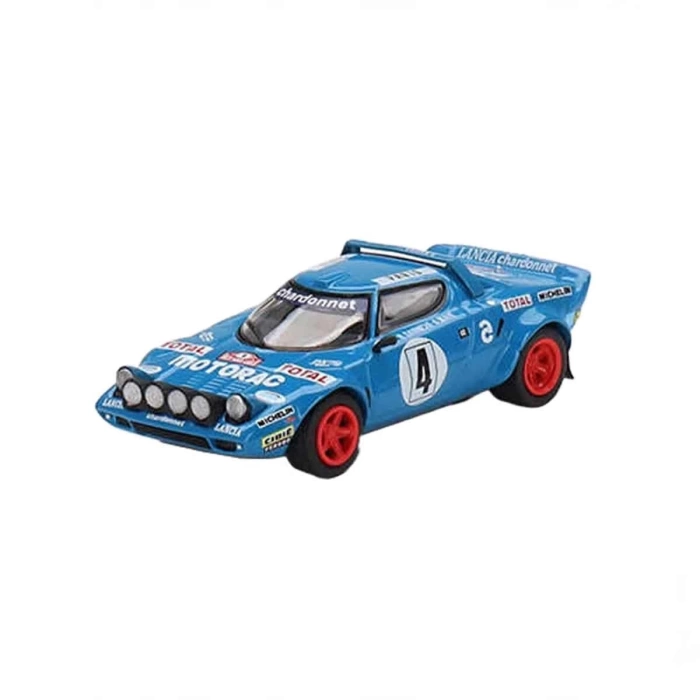 Mini GT 1:64 Lancia Stratos HF #4 1979 Rally MonteCarlo Winner