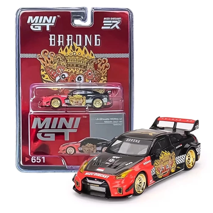 Mini GT 1/64 LB-Silhouette WORKS GT NISSAN 35GT-RR Ver.1 “BARONG” MINI GT x MIZU