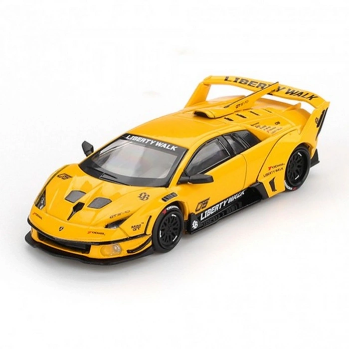 Mini GT 1/64 LB-Silhouette WORKS MURCIELAGO GT Evo Yellow
