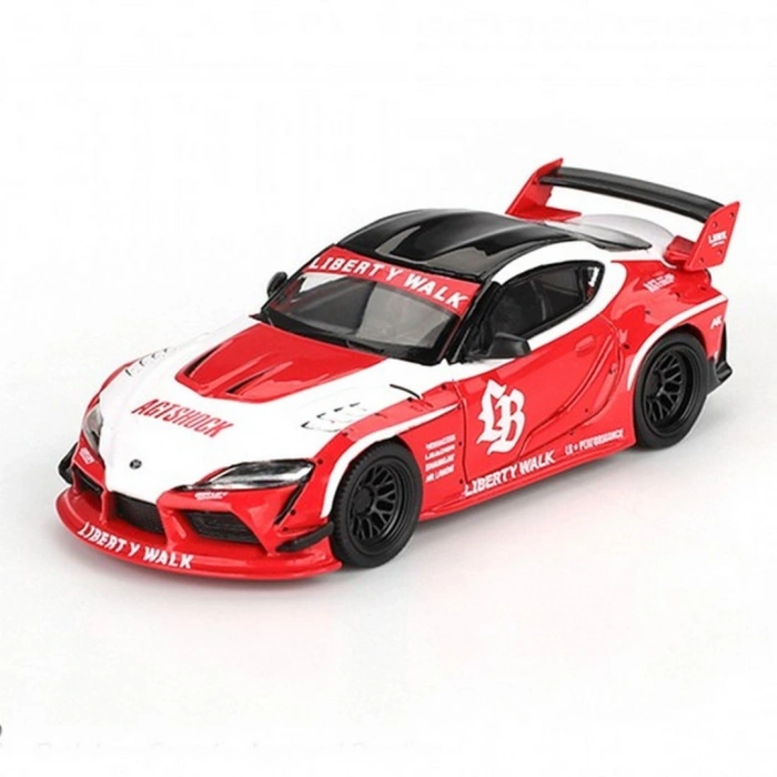 Mini GT 1/64 LB-WORKS Toyota GR Supra Red/White