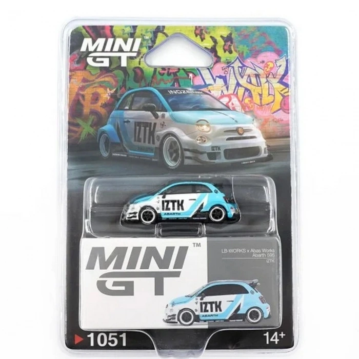 Mini Gt 1/64 LB Works X Abas Works Abarth 595 IZTK Blister Paket