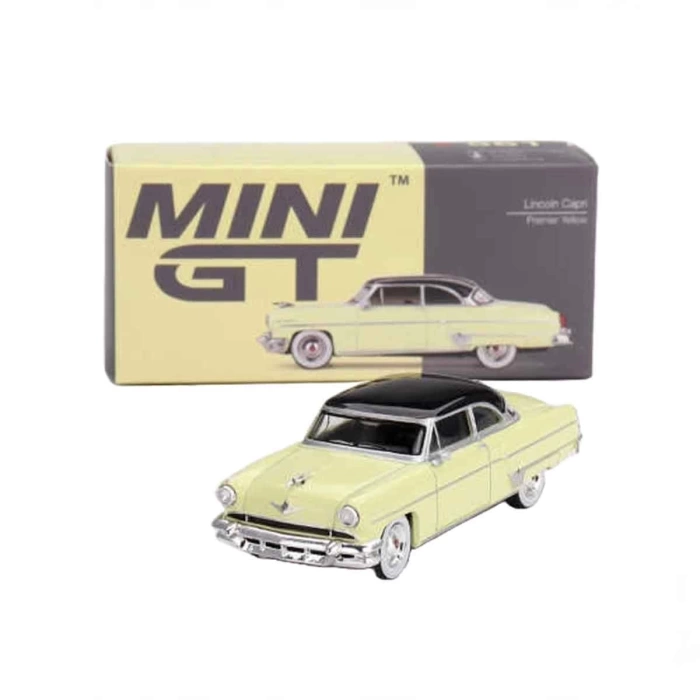 Mini GT 1:64 Lincoln Capri 1954 Premier Yellow