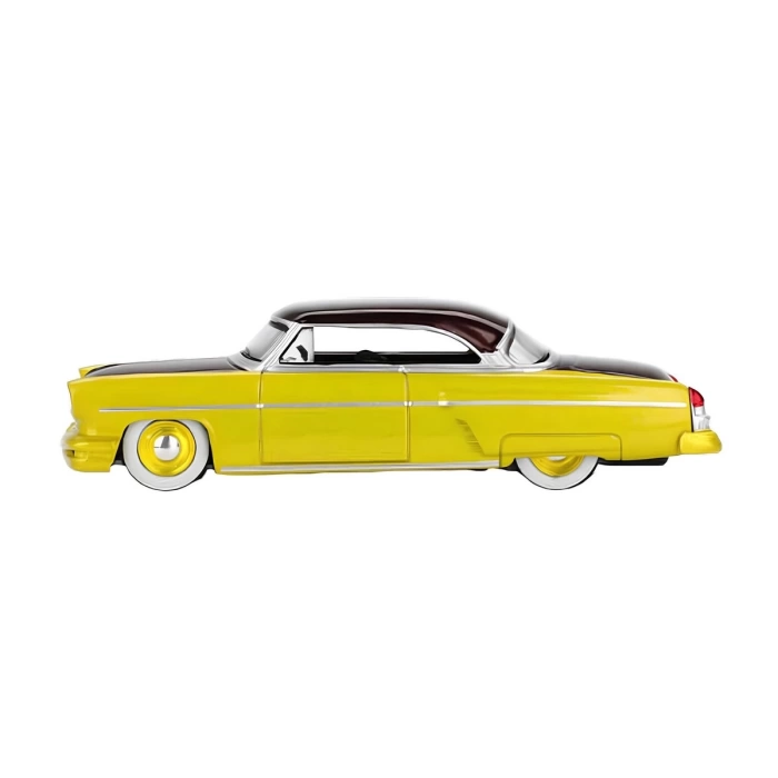 Mini GT 1/64 Lincoln Capri Hot Rod 1954 Lime Yellow