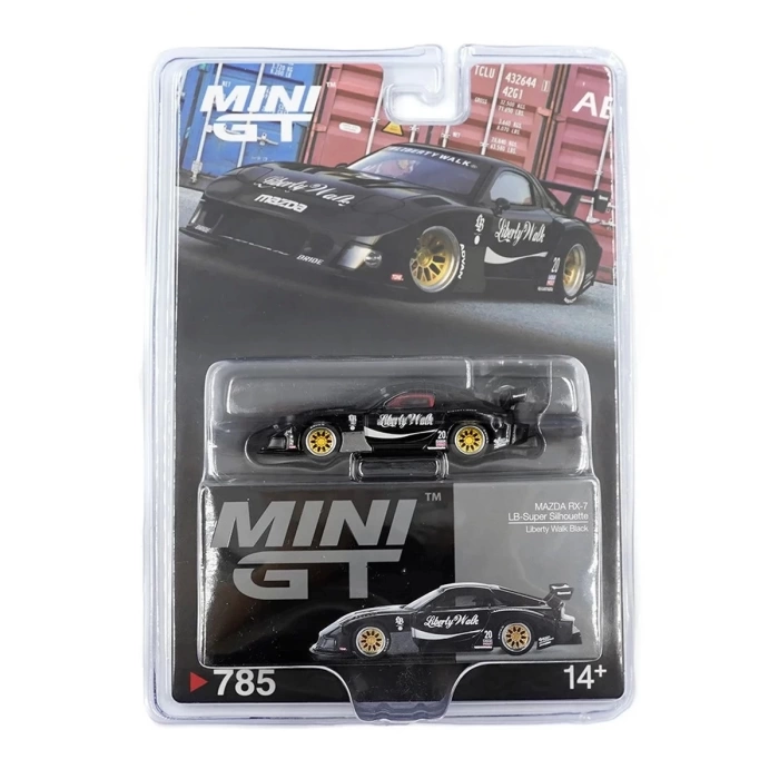 Mini GT 1/64 MAZDA RX-7 LB-Super Silhouette Liberty Walk Black Blister Paket